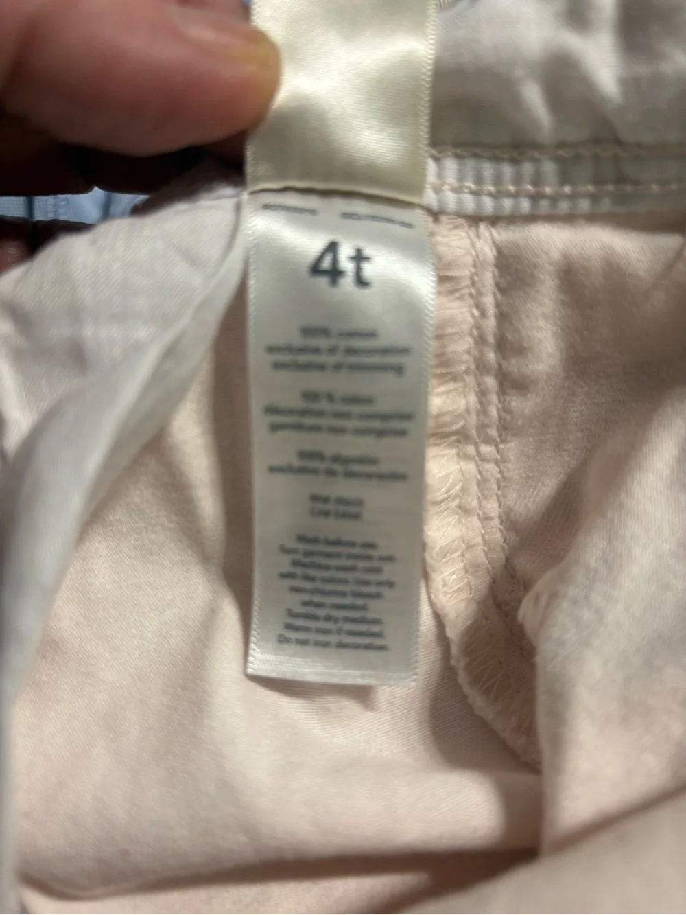 OshKosh B'gosh Light Pink Heart Bib Overalls 4T
